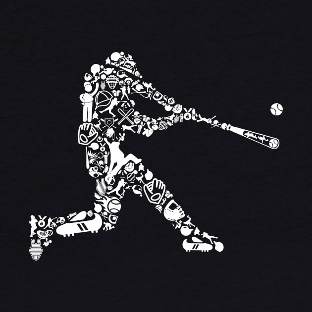 Baseball Player by hbwdesigns